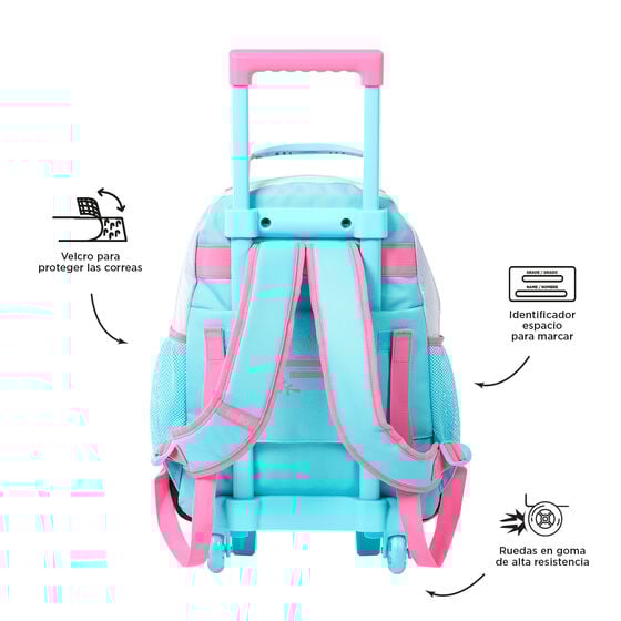Mochila de ruedas Pink Ocean M image number 3