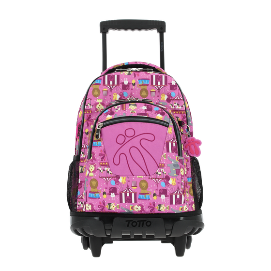 Mochila escolar con ruedas Renglones - 2I7 image number 1