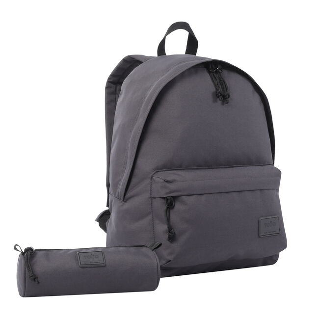 Pack mochila + estuche color gris - Kalex image number null