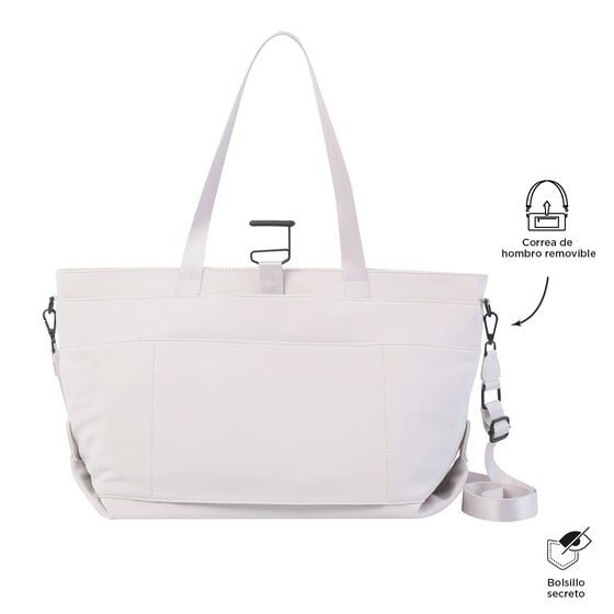 Bolso T-Bag Madrid - White Sand image number 3