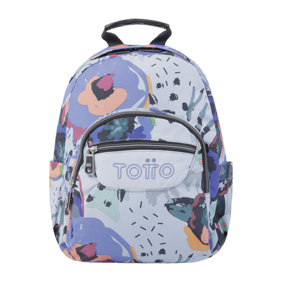 Mochila Tempera - Lienzo floral image number 1