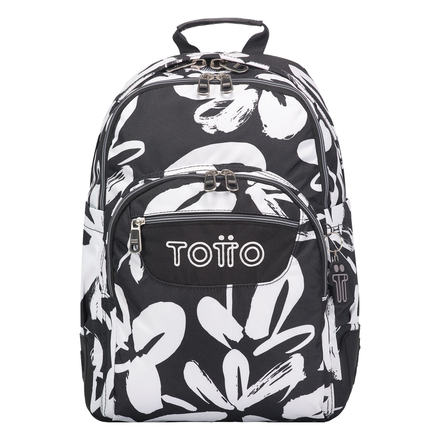 Mochila Reforzada Totto Crayol Blanco y Negro 4Cg. Mochilas totto