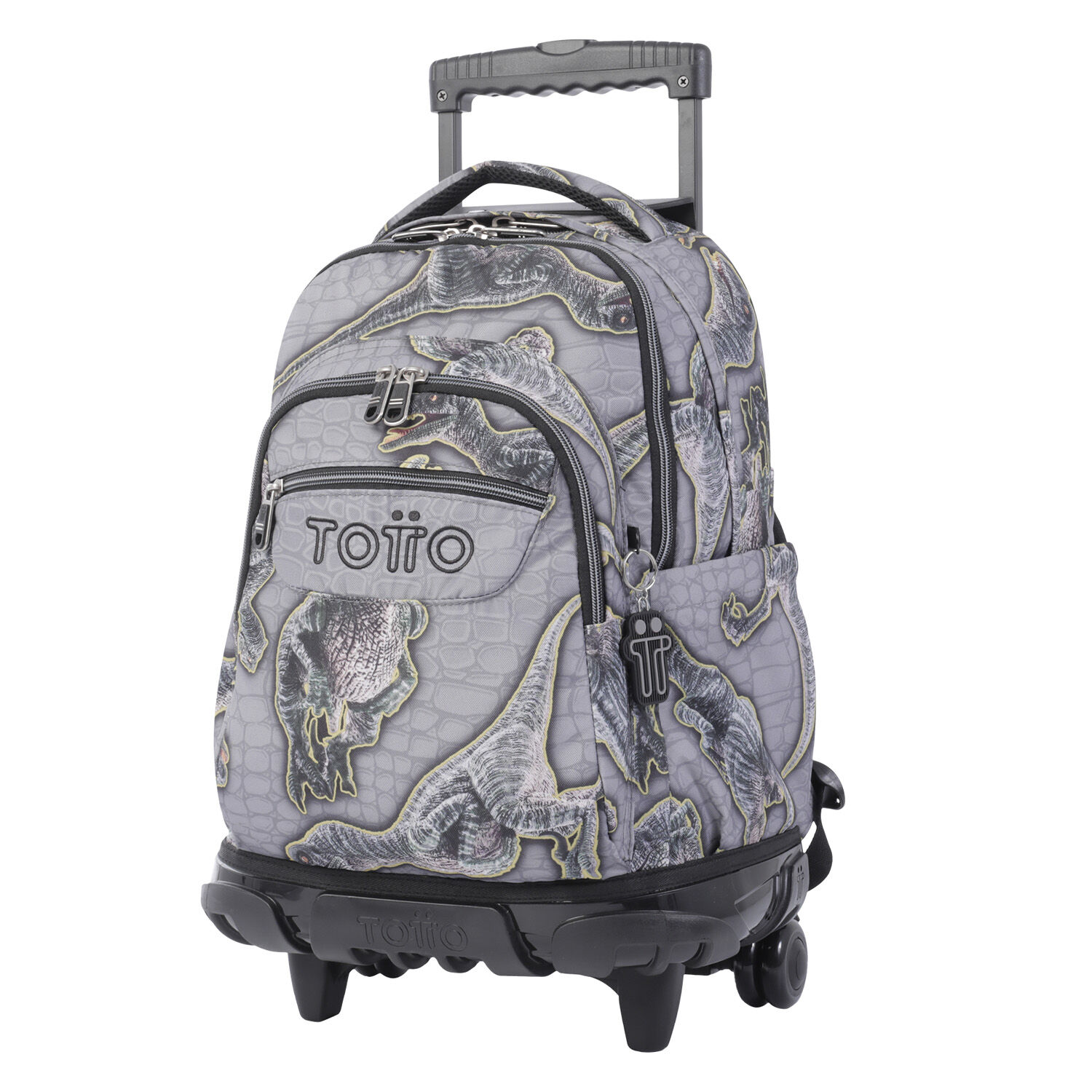 Mochila de dinosaurios con rueditas store