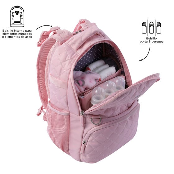 Mochila pañalera Babybao 2.0 - Peachskin image number 4
