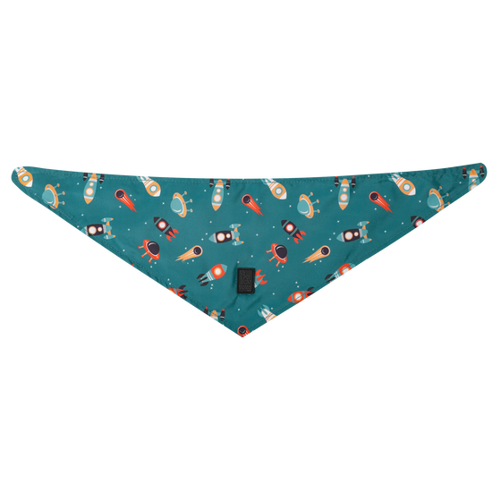 Pañuelo para mascotas doble cara estampado cohetes - Talla XL image number 1