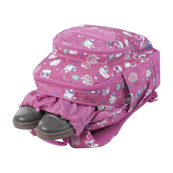 Mochila Crayoles - Fiesta gatitos image number 8
