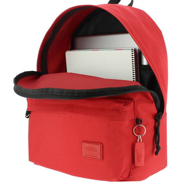 Pack mochila + estuche color rojo - Kalex image number null