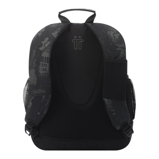 Mochila Crayoles - Gris y negro image number 2