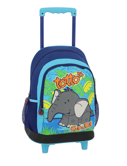 Mochila escolar con ruedas - Elefante image number 2