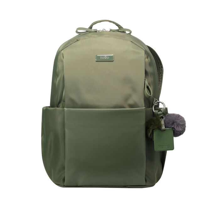 Mochila mujer para portátil 14 color verde - Adelaide