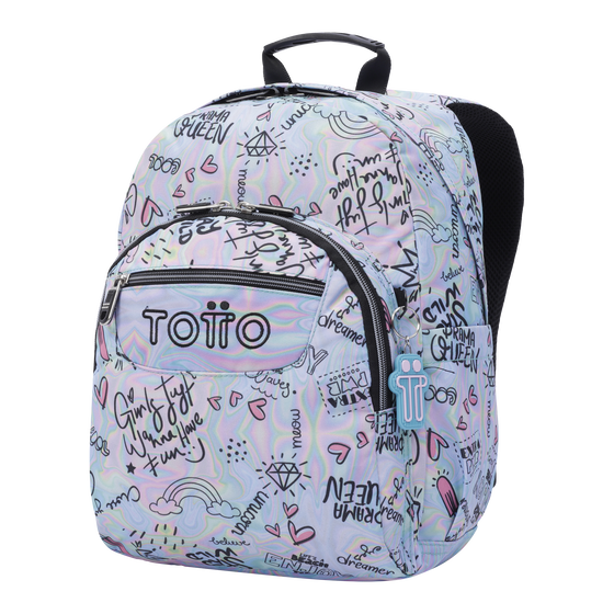 Mochila Gommas - Rainbow party image number 2