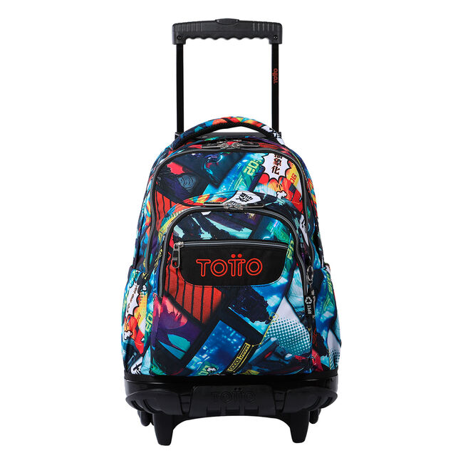 Mochila escolar con ruedas Kasuya - Renglones