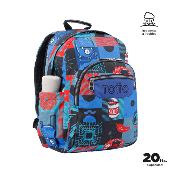 Mochila Acuareles - Cyber monstruos image number 3