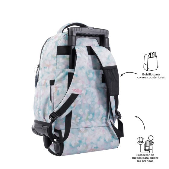 Mochila Renglones - Corazones pastel image number 7