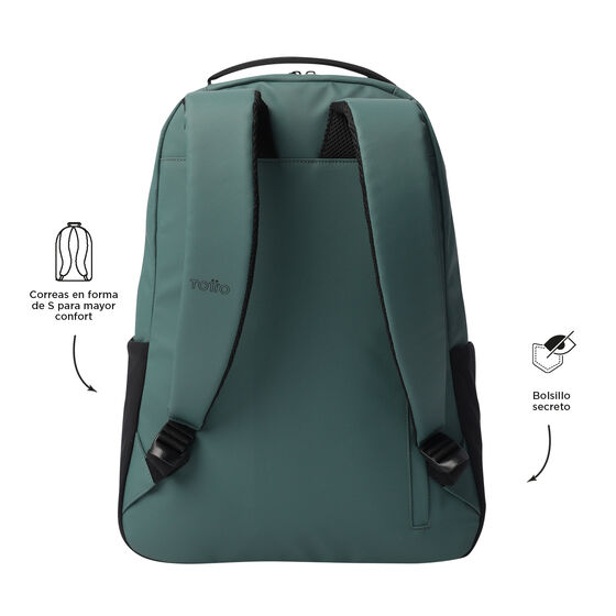 Mochila Detroit - Verde/Negro image number 4