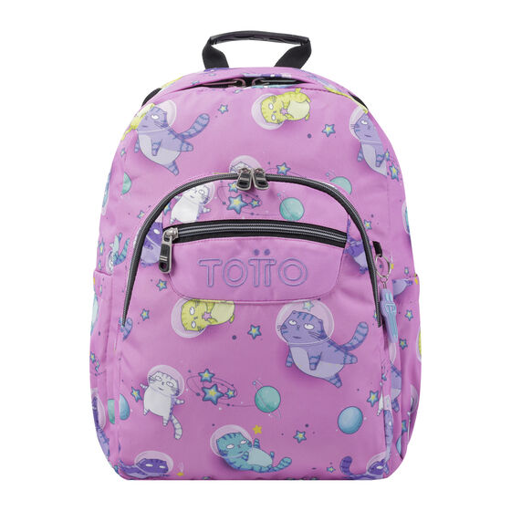 Mochila Acuarela - Gatos astronautas image number 1