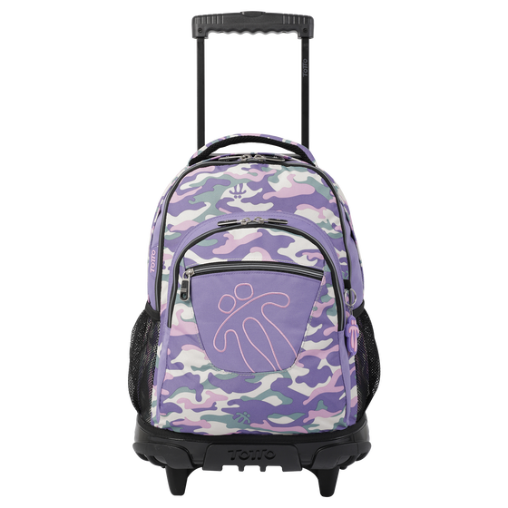 Mochila escolar con ruedas Renglones - 4IN image number 1