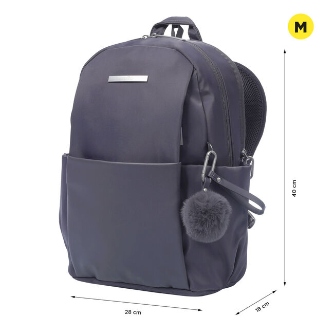 Mochila mujer para portátil 14" gris Periscope - Adelaide 1 2.0  image number null