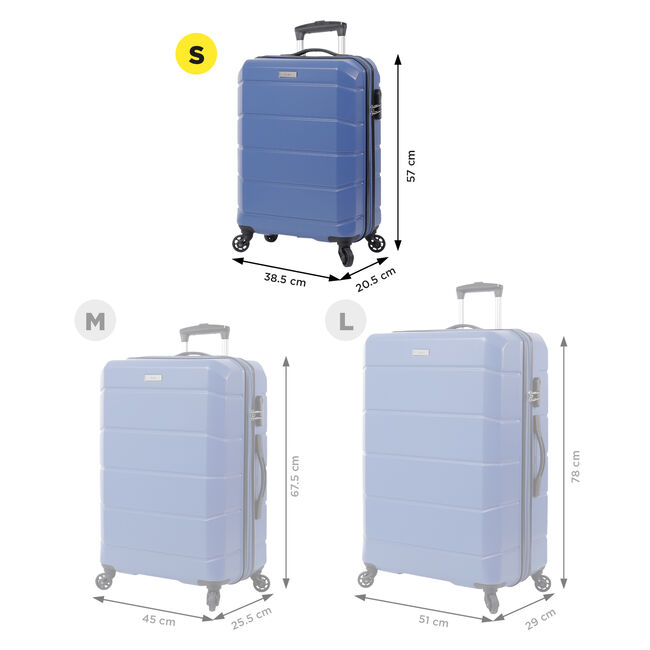 Maleta trolley pequeña color azul marino- Rayatta image number null