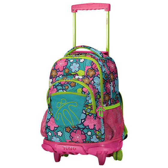 Mochila escolar con ruedas Renglones - 9LJ image number 2