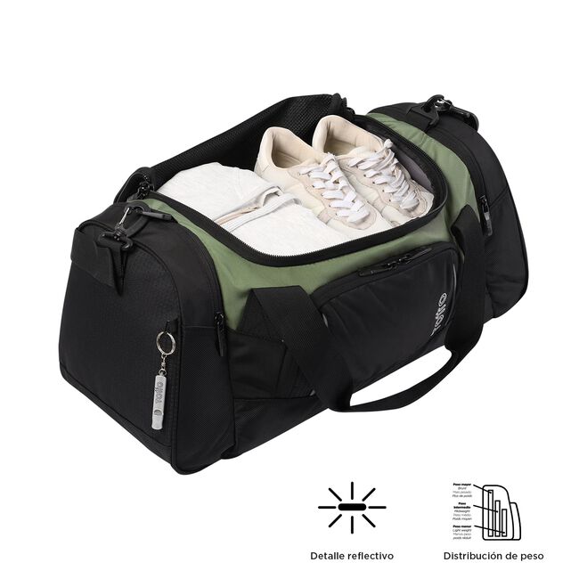 Bolsa de viaje o deporte marca Nava Design color negro - Solohombre