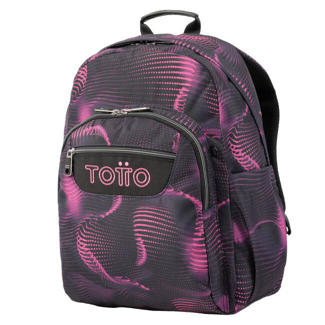 Mochila escolar onda fucsia - Acuarela image number null