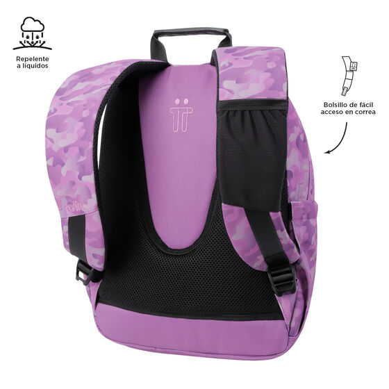 Mochila Gommas - Camuflaje rosa image number 7