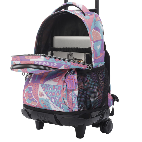 Mochila Renglones Helados y frutas Multicolor Totto.es