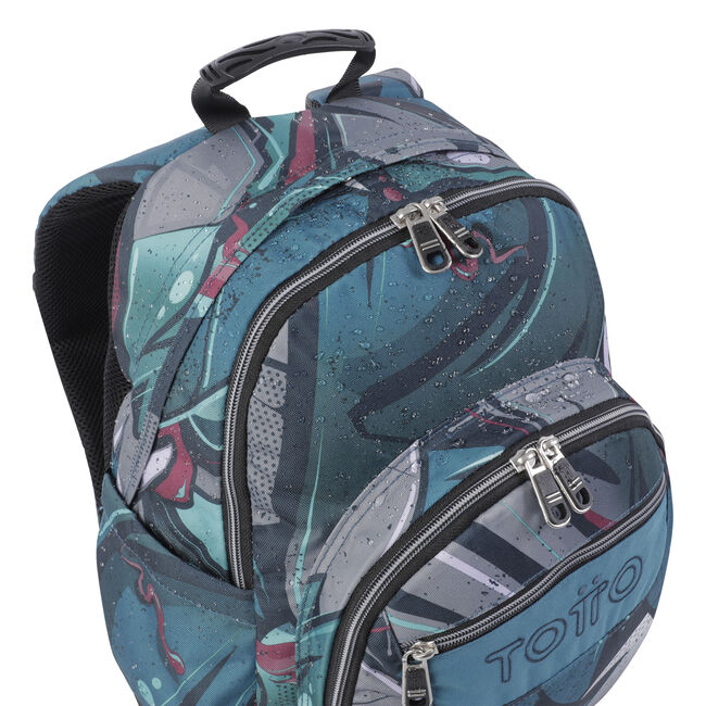 Mochila escolar lienzo eco-friendly - Crayoles image number null