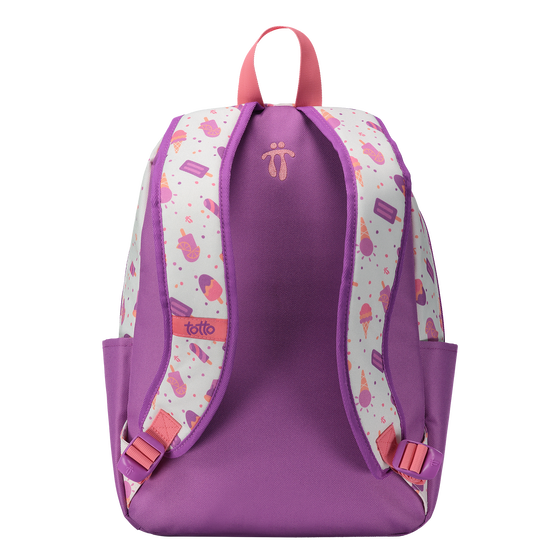 Mochila escolar pequeña - Creamy image number 3