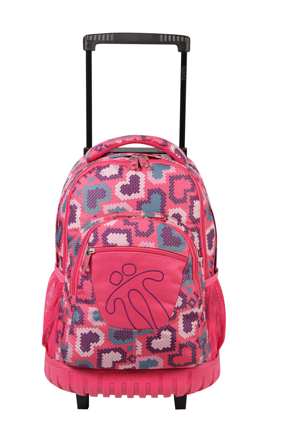 Mochila totto rosa best sale con ruedas