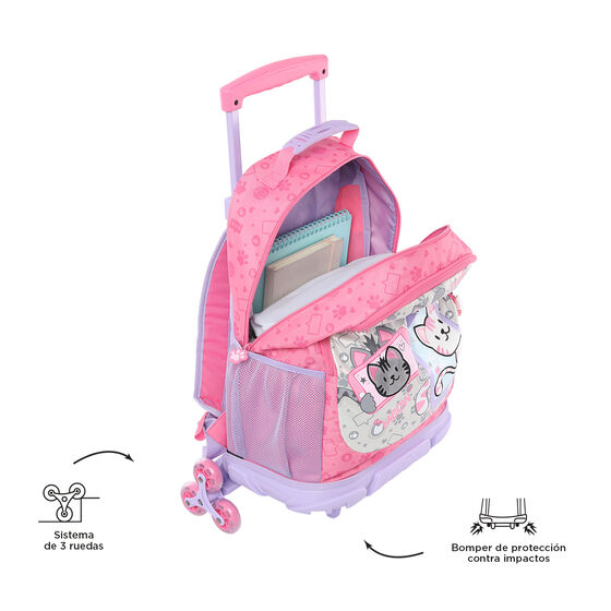 Mochila de ruedas Selfie cat L image number 4