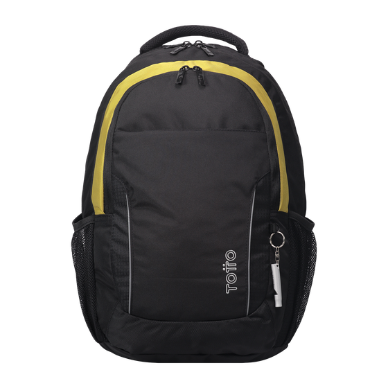 Mochila Titany - Negro y verde image number 1