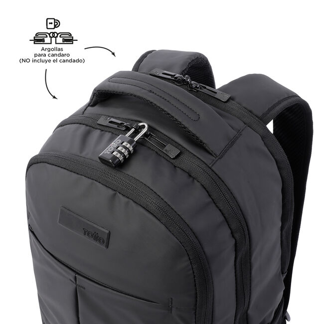 Mochila para portátil 14 color negro - Daki image number null