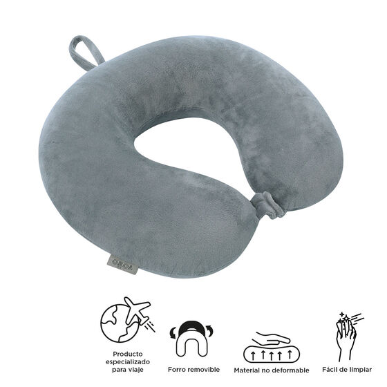 Almohada de viaje Pylot - Titanium image number 2