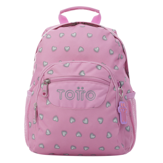 Mochila Tempera - Corazones rosas image number 1
