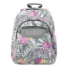 Mochila Acuareles - Tropical Cebras image number 1