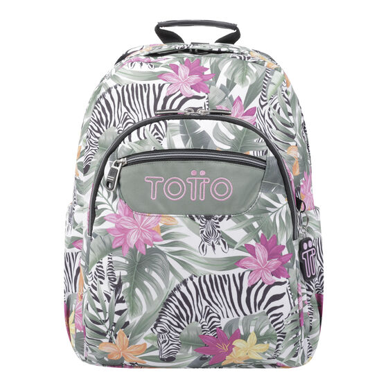 Mochila Acuareles - Tropical Cebras image number 1
