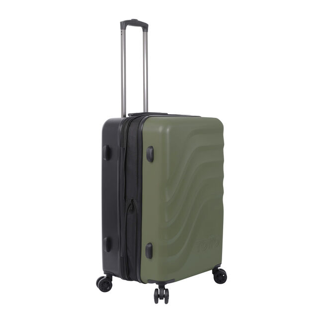 Maleta trolley mediana color verde oscuro - Bazy + image number null