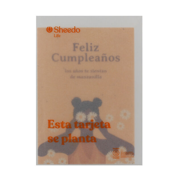 Tarjeta Eco-Friendly semillas Sheedo - Feliz Cumpleaños image number null