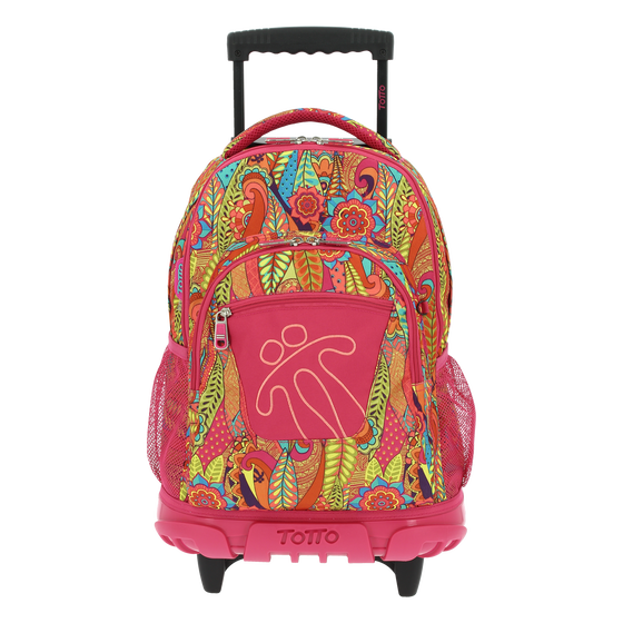 Mochila escolar con ruedas Renglones - 8V9 image number 1