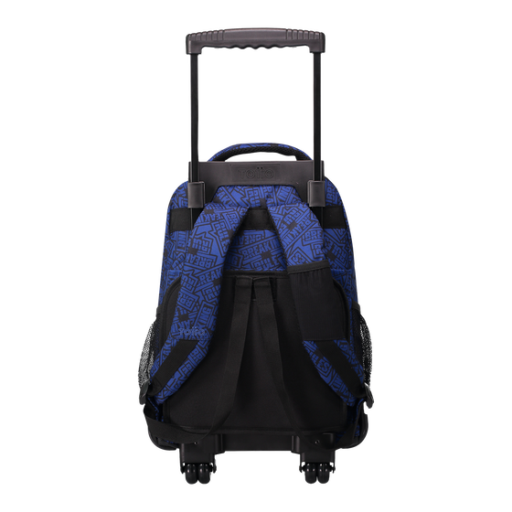 Mochila Renglones - Azul y letras image number 3