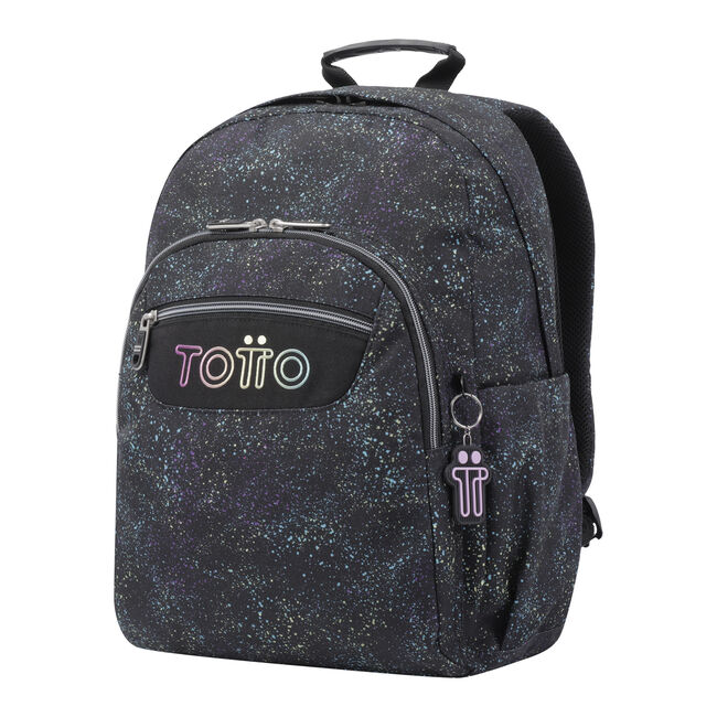 Mochila escolar adaptable a carro salpicado color - Acuareles image number null