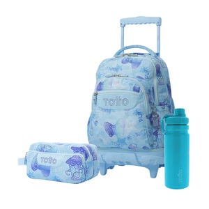 Pack Escolar Polar X3 | Mochila de ruedas + 2 accesorios