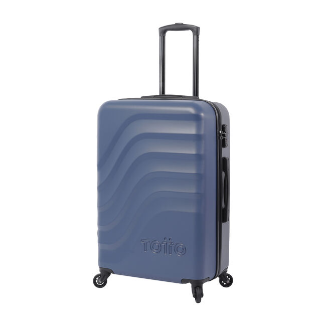 Maleta trolley mediana color azul oscuro - Bazy image number null