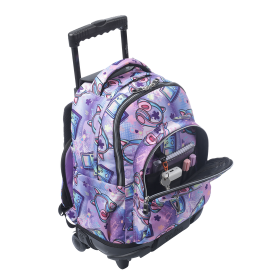 Mochila Renglones Meowsical Morado Totto.es