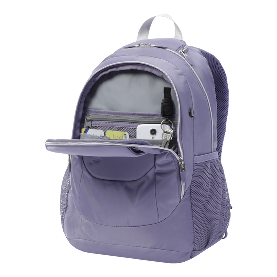 Mochila para ESO y bachillerato color morado Goctal Morado Totto.es