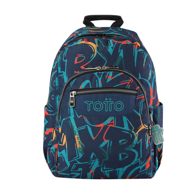 Mochila escolar adaptable a carro eco-friendly Shock - Acuareles