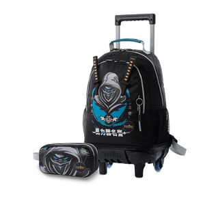 Pack Escolar Hanzo X2 | Mochila de ruedas + Estuche