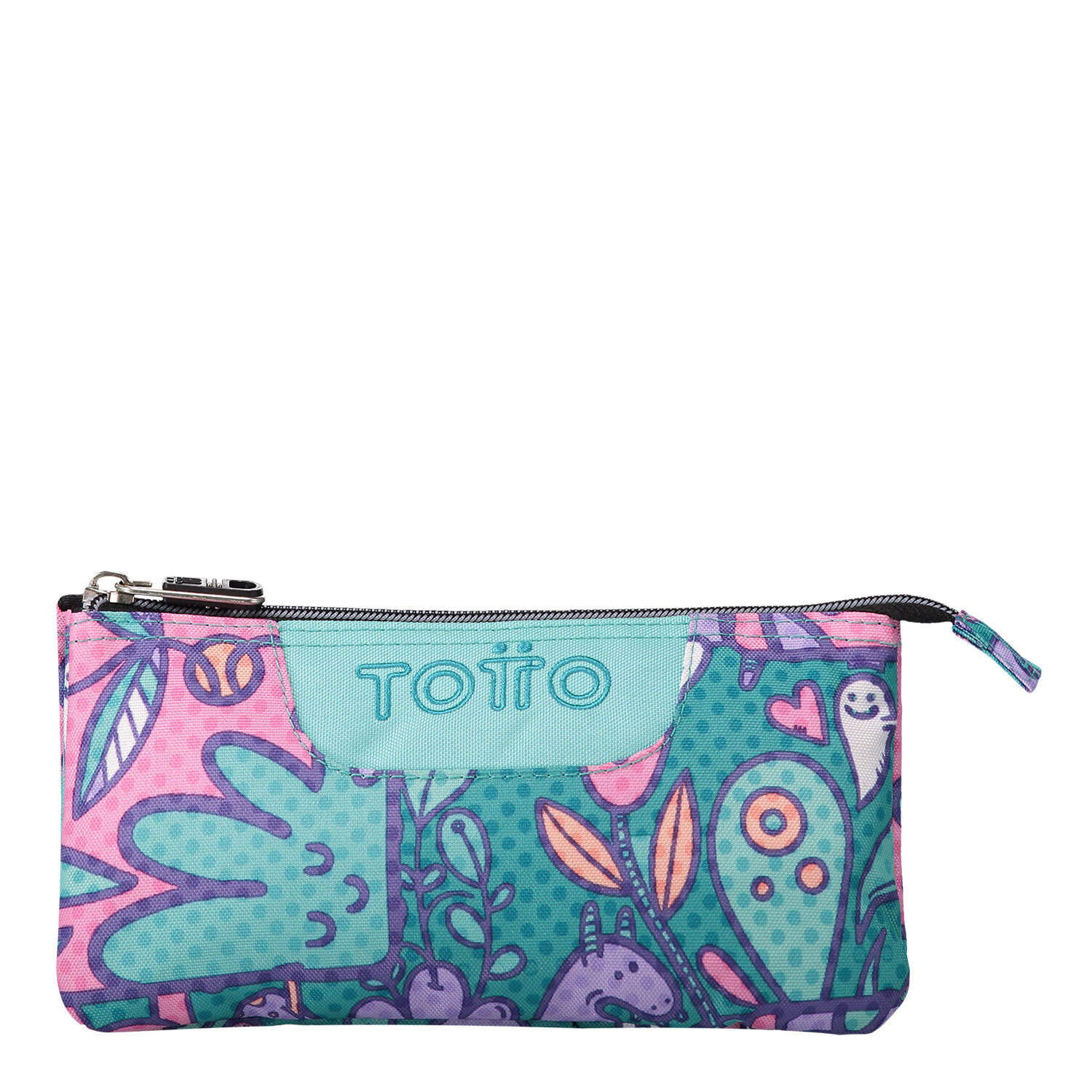 Estuche escolar tres compartimentos mundo fantas a Tablero